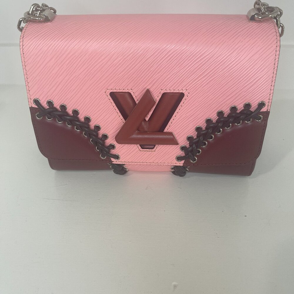 Authentic Rare LV Burgundy and Pink Twist Summer & Trunks Bag
